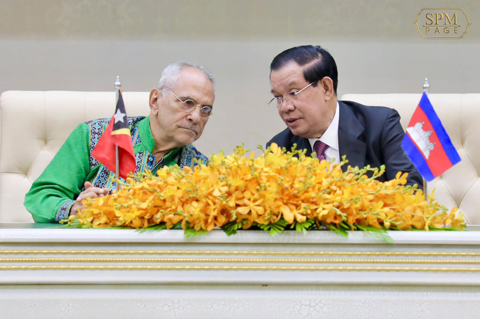 East Timor president wraps up visit to Cambodia